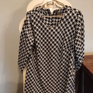 Taylor Dress Houndstooth